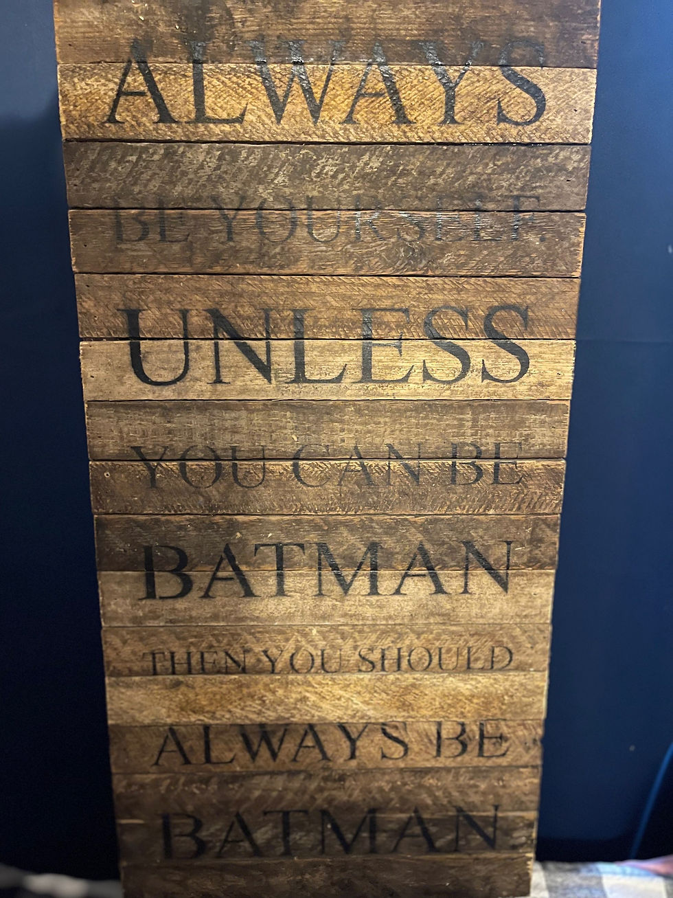 Thumbnail: Always Be Yourself Unless You Can Be Batman Then You Should Always Be Batman