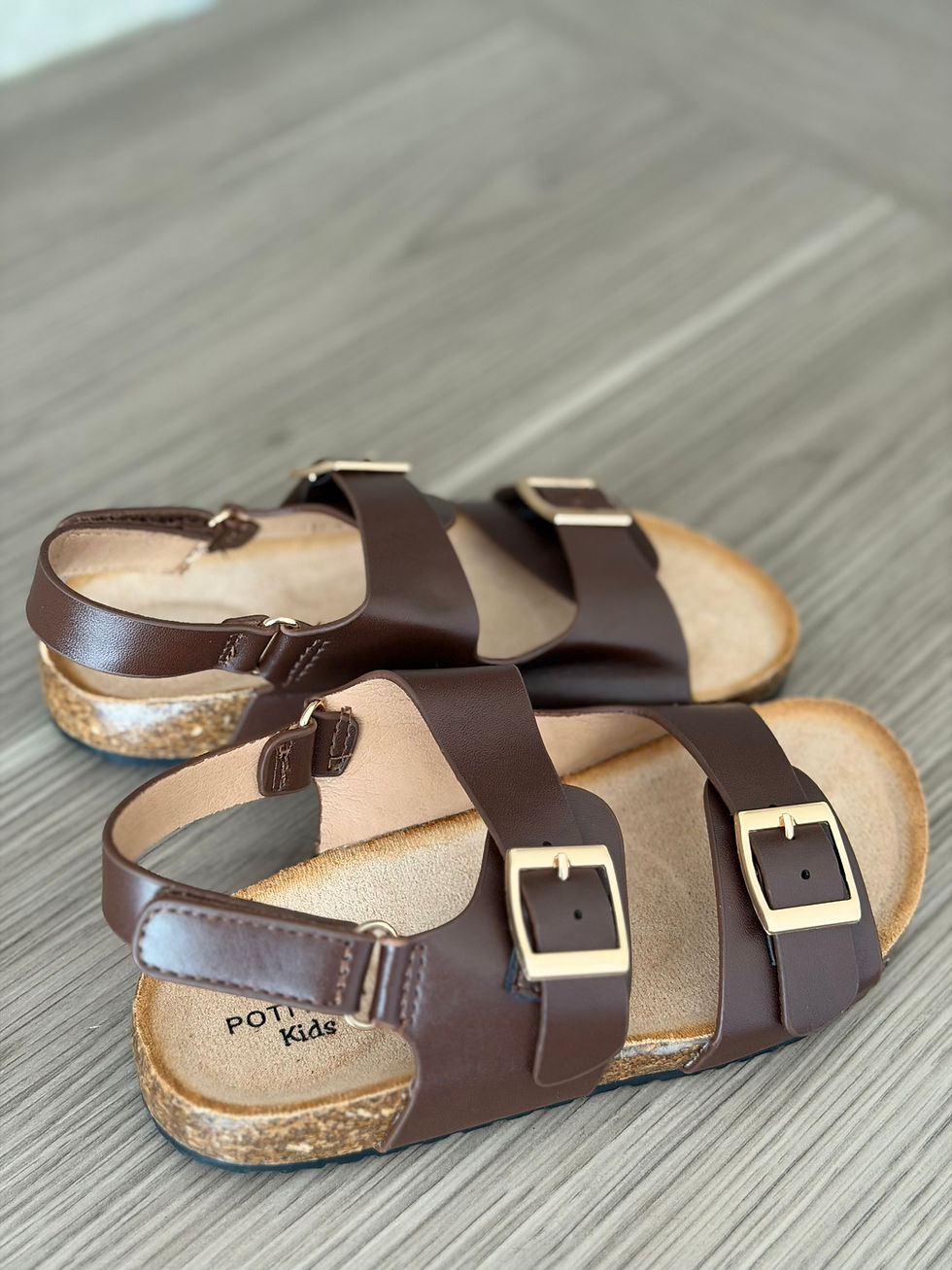 Miniatyrbilde: Mini Nordic Sandals – Brown