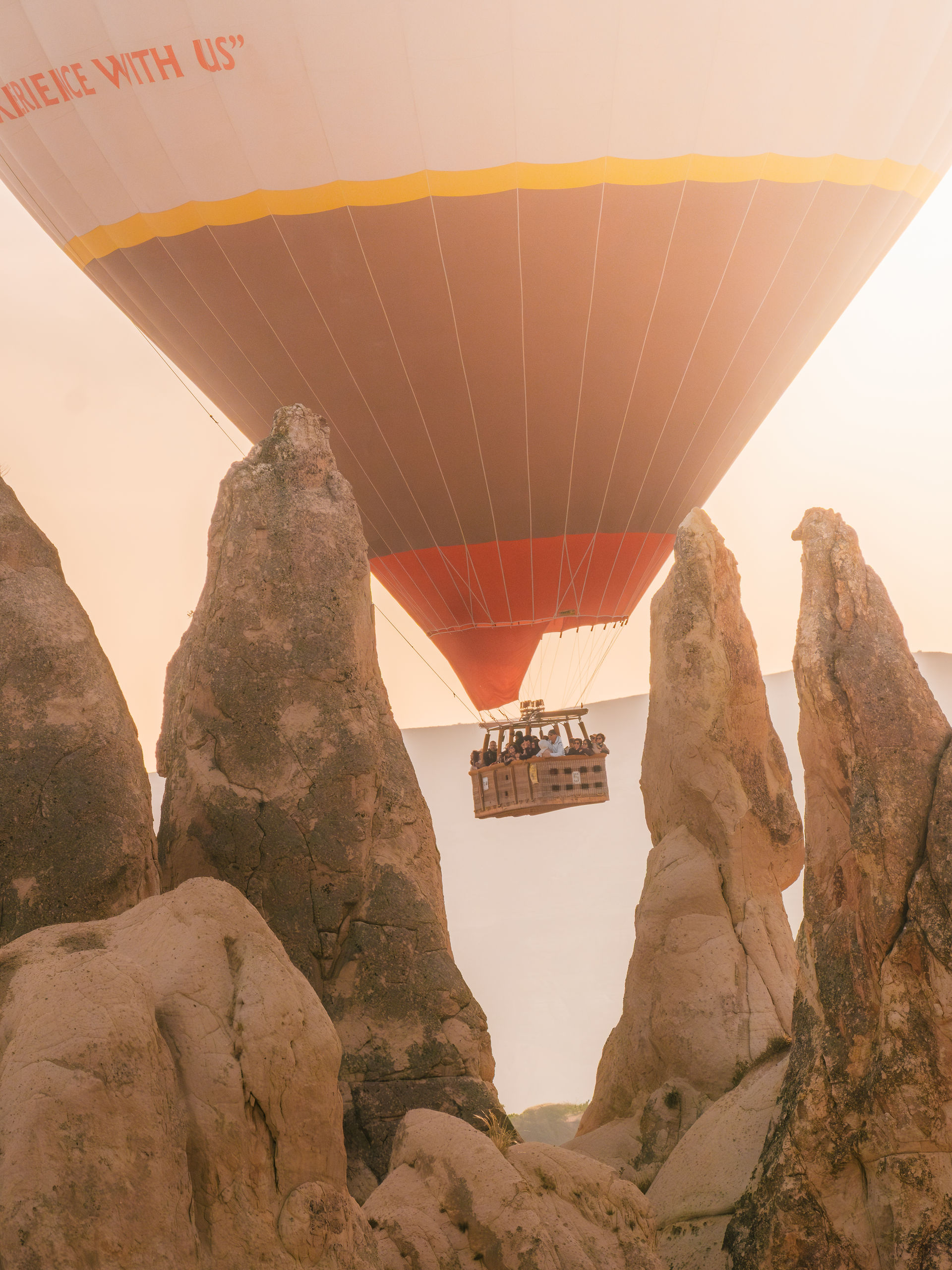 Kappadokien Heißluftballon und Landschaft Fotografie
