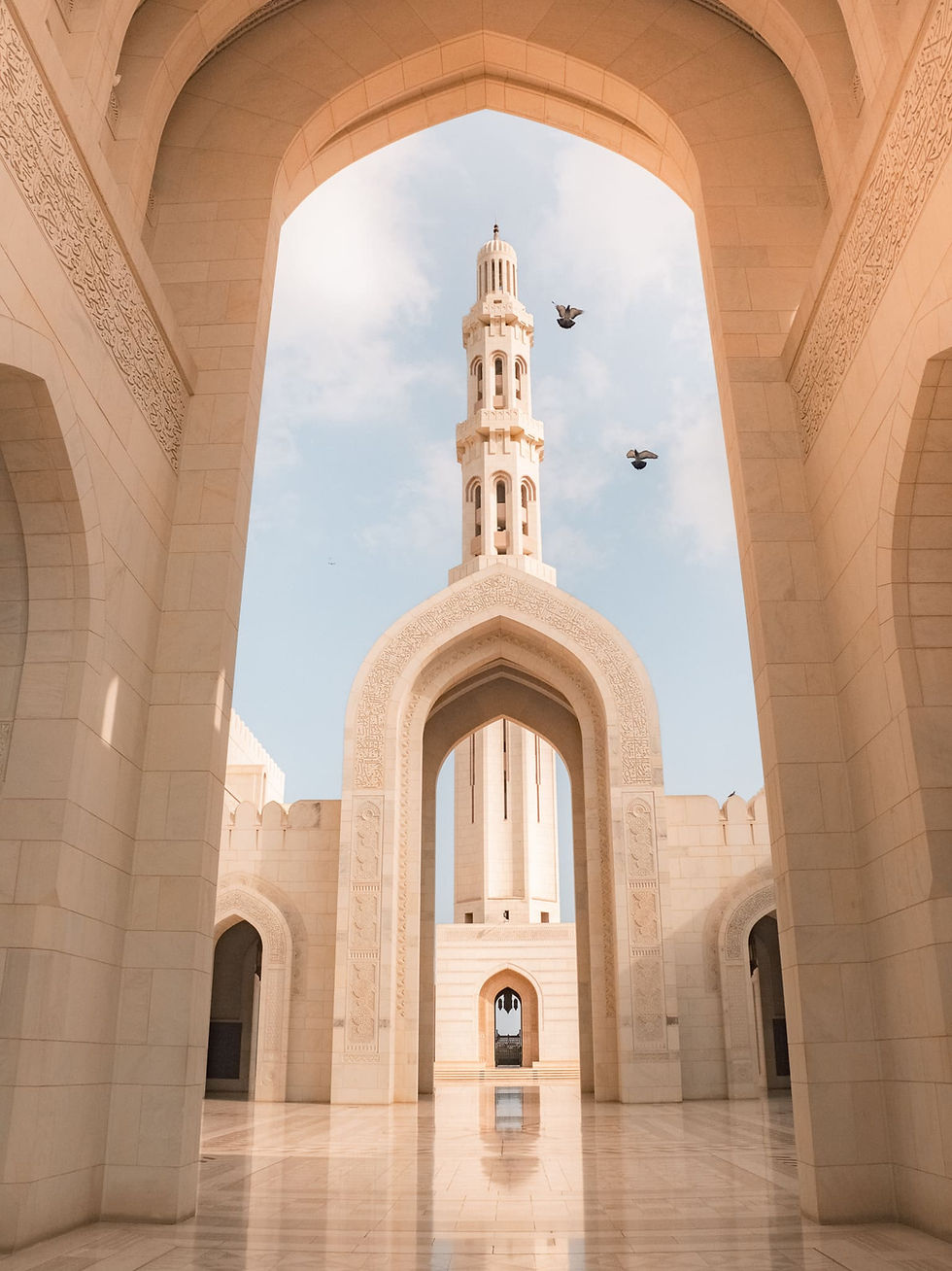 Große Sultan-Qabus-Moschee Oman Roadtrip