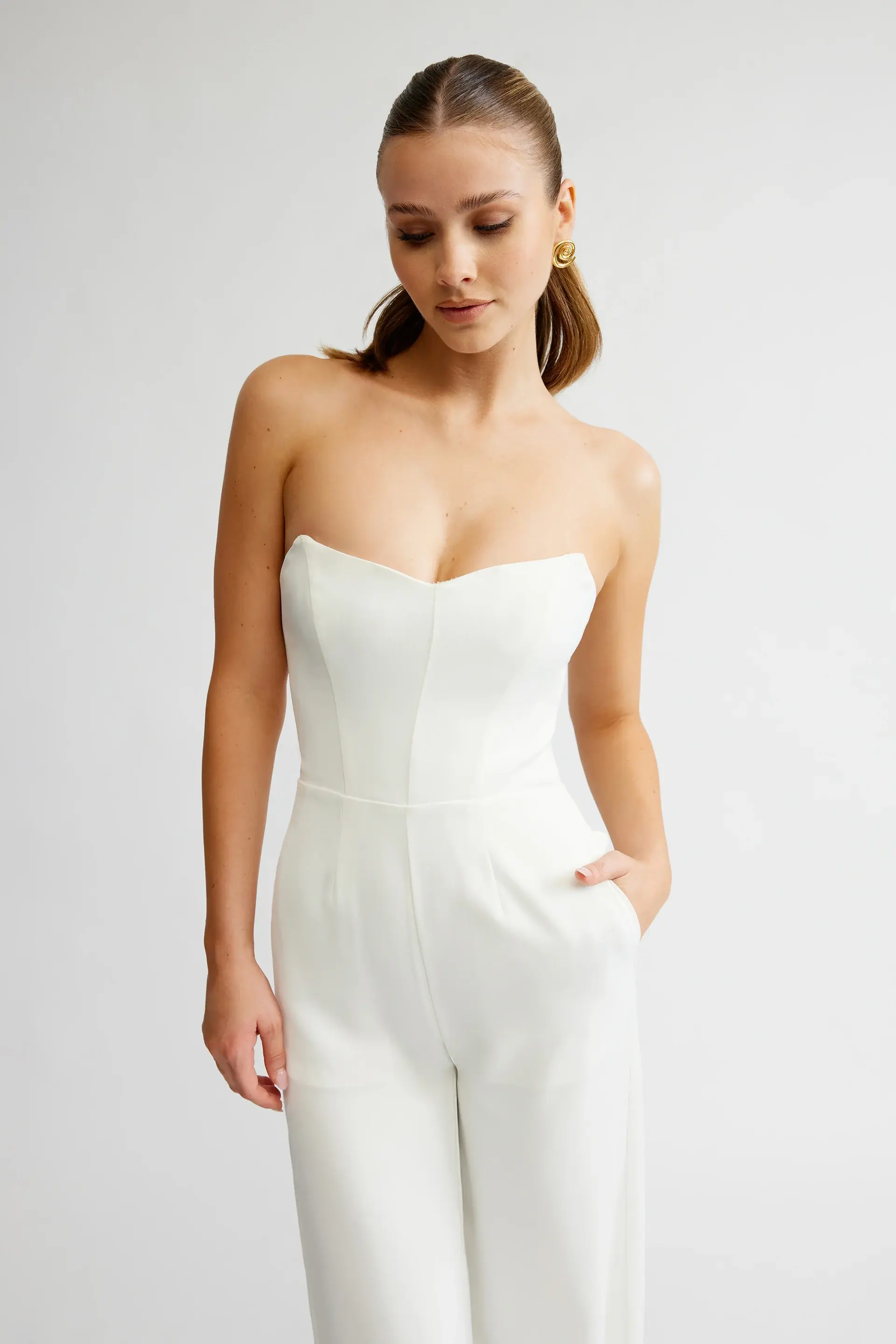 Zale Jumpsuit - White