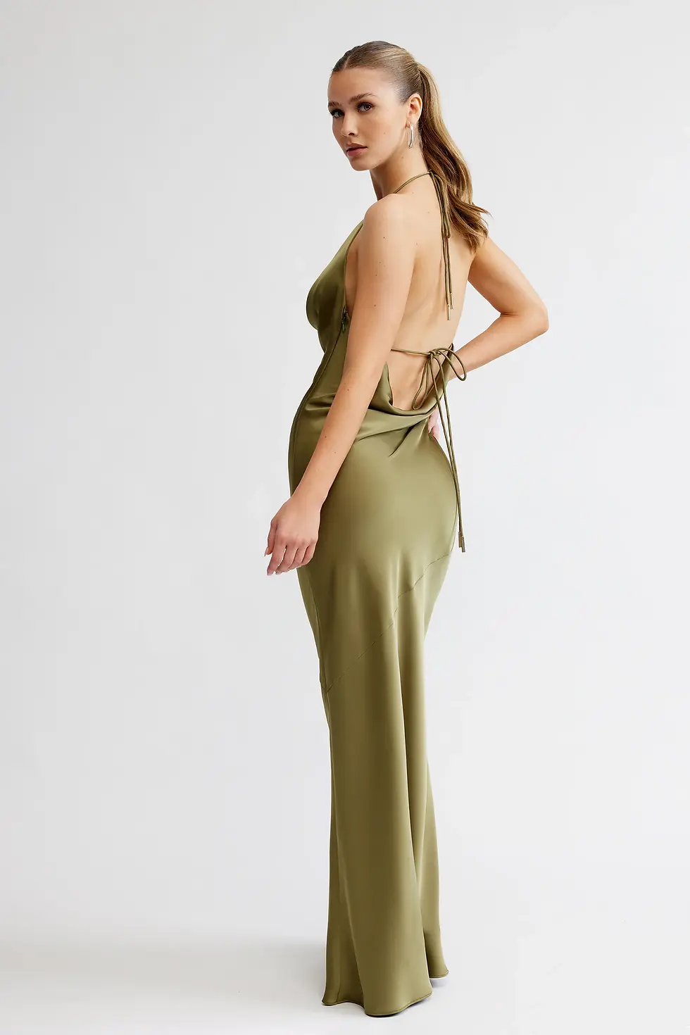 Thumbnail: Freya Dress - olive