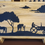 Thumbnail: Large Maple Butcher Block Board w/Country Scene