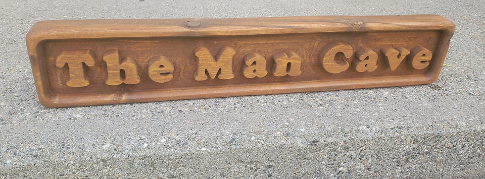 Thumbnail: Custom Cedar Signs - 6"x32" - 2 Inch Thick
