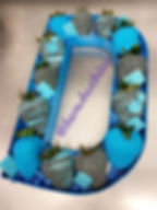 Letter Berry Platter