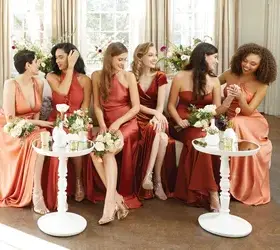 bridesmaid dresses stamford ct Ladivine 7469 Long Bridesmaids Dress Simple Slit Satin Formal Dress V Neck A Line Evening Gown 8 / greenery main image 0