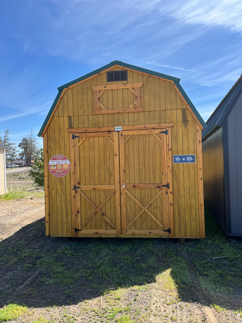 Thumbnail: 10x20 Lofted Barn Shed - Central Oregon Sheds