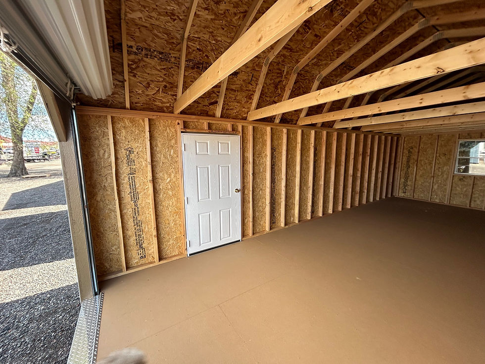 Thumbnail: 12x28 Lofted Barn Garage pkg