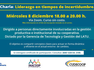 Actividad de formación para cooperativas