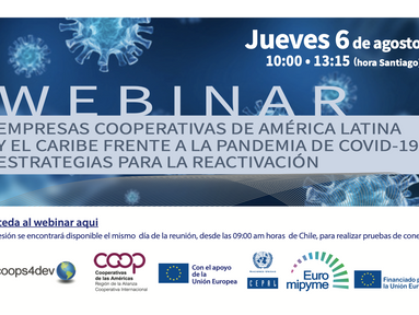 Conversatorio: cooperativas de América Latina frente a la pandemia