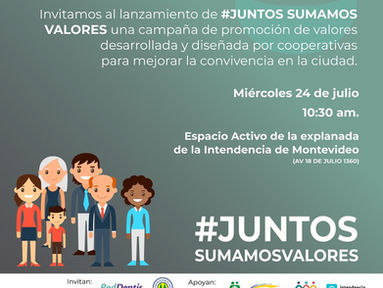 Juntos sumamos valores