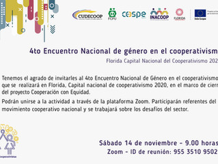 4to Encuentro Nacional de Género en el Cooperativismo
