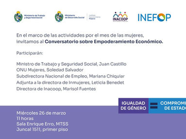 Conversatorio sobre empoderamiento económico