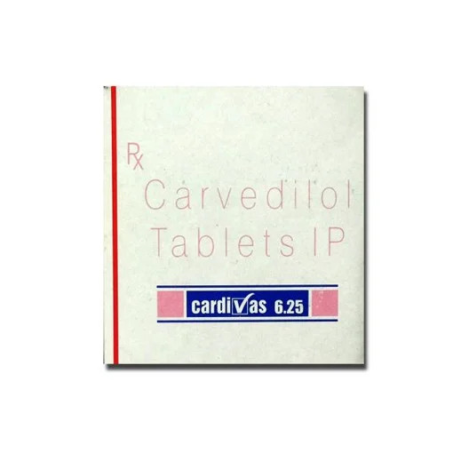 Buy Cardivas 6.25mg Tablets (Carvedilol) Online in USA, UK & Canada