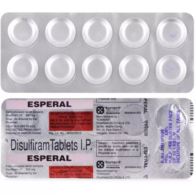 Esperal 250mg Tablets