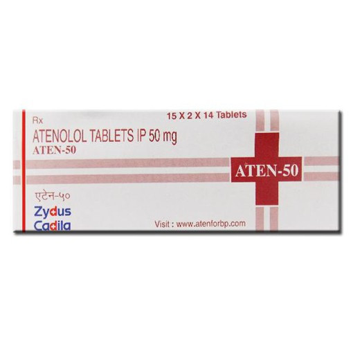 Aten 50mg Tablets (Atenolol)
