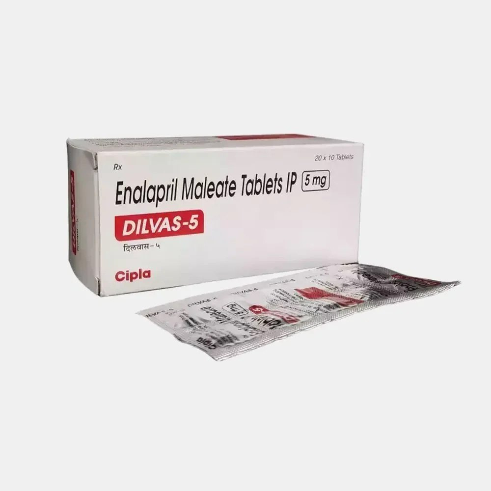 Buy Dilvas 5mg Tablets (Enalapril) Online