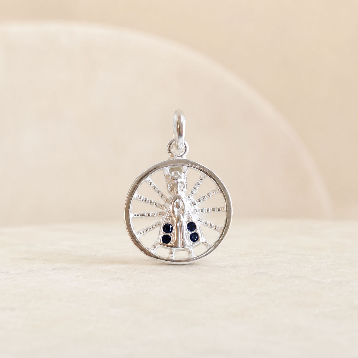 Pingente Prata 925 Nossa Senhora Aparecida