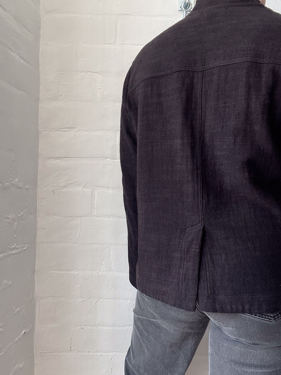 Thumbnail: LEE MATHEWS Designer Cotton & Linen Light Weight Jacket - Size 10-12