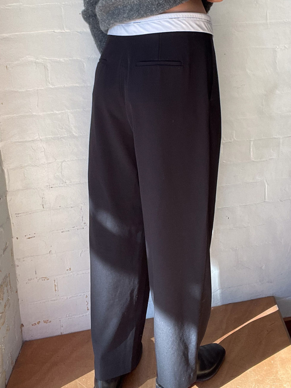 Thumbnail: CAMILLA + MARC Roll waist trousers RRP: $380 - Size 10