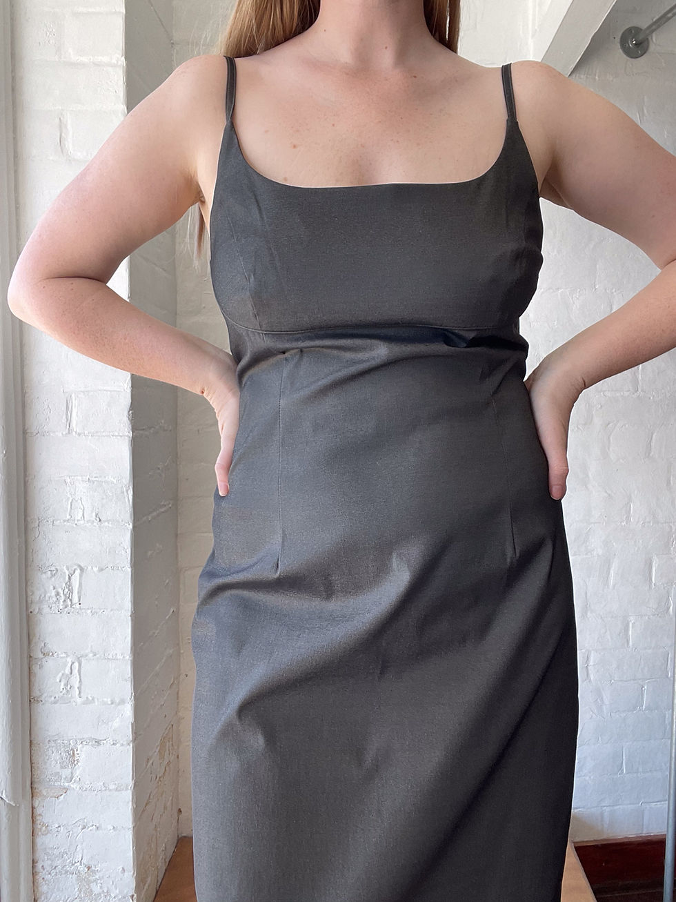 Thumbnail: CUE 90's Vintage Tailored Dress - Size 12-14