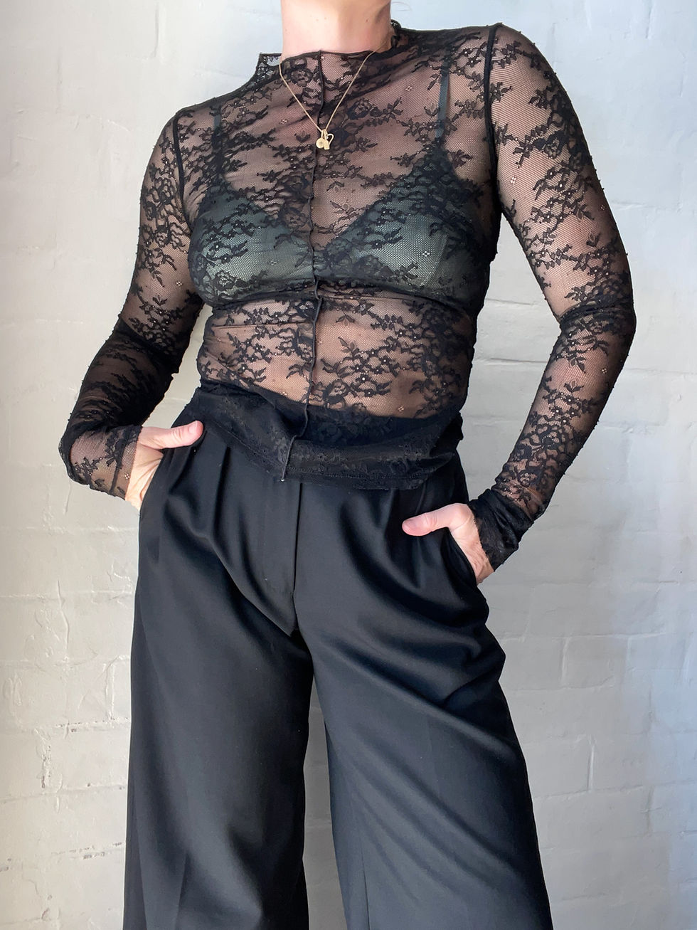Thumbnail: BEC+ BRIDGE Norna Lace Top RRP: $220 - Size 8