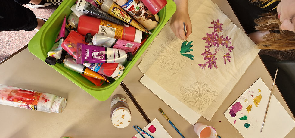 Botanical Gardens Flower Painting Workshop