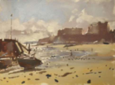 Broadstairs in April, Plein-air painting