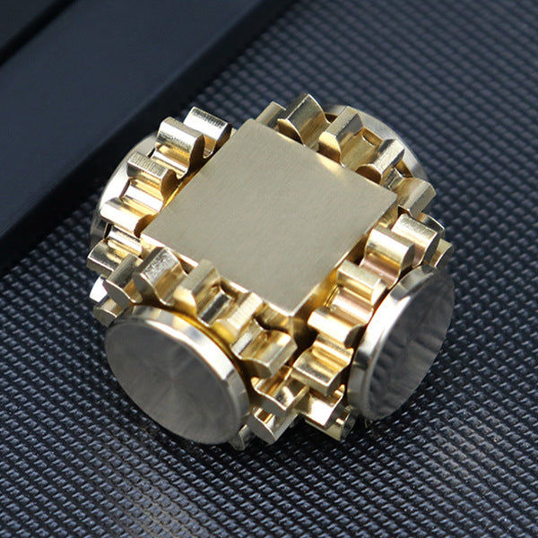 Thumbnail: Brass Cube Gears Spinner