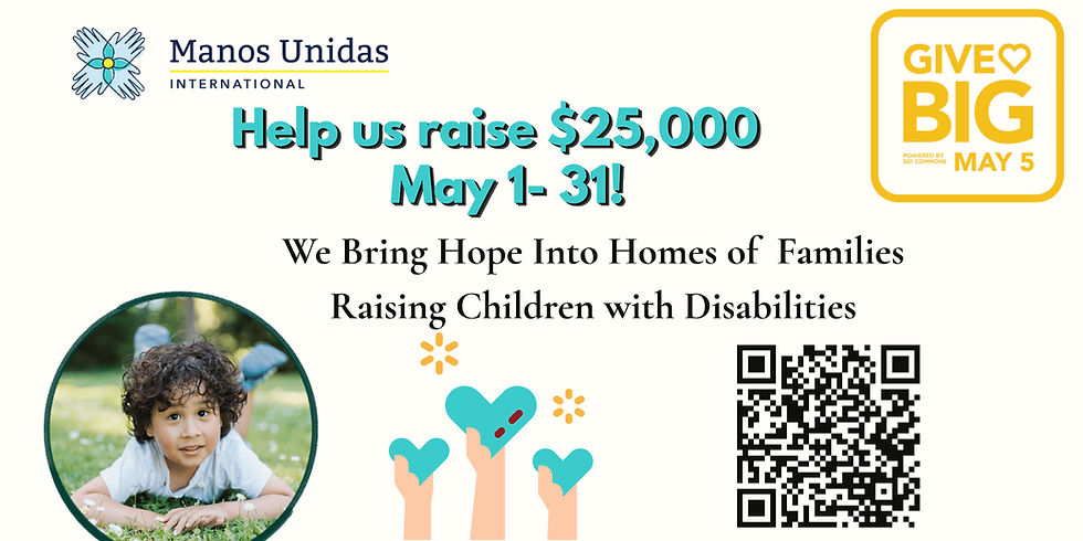 Give to Manos Unidas "Scale and Sustainability" Campaign May, 2026