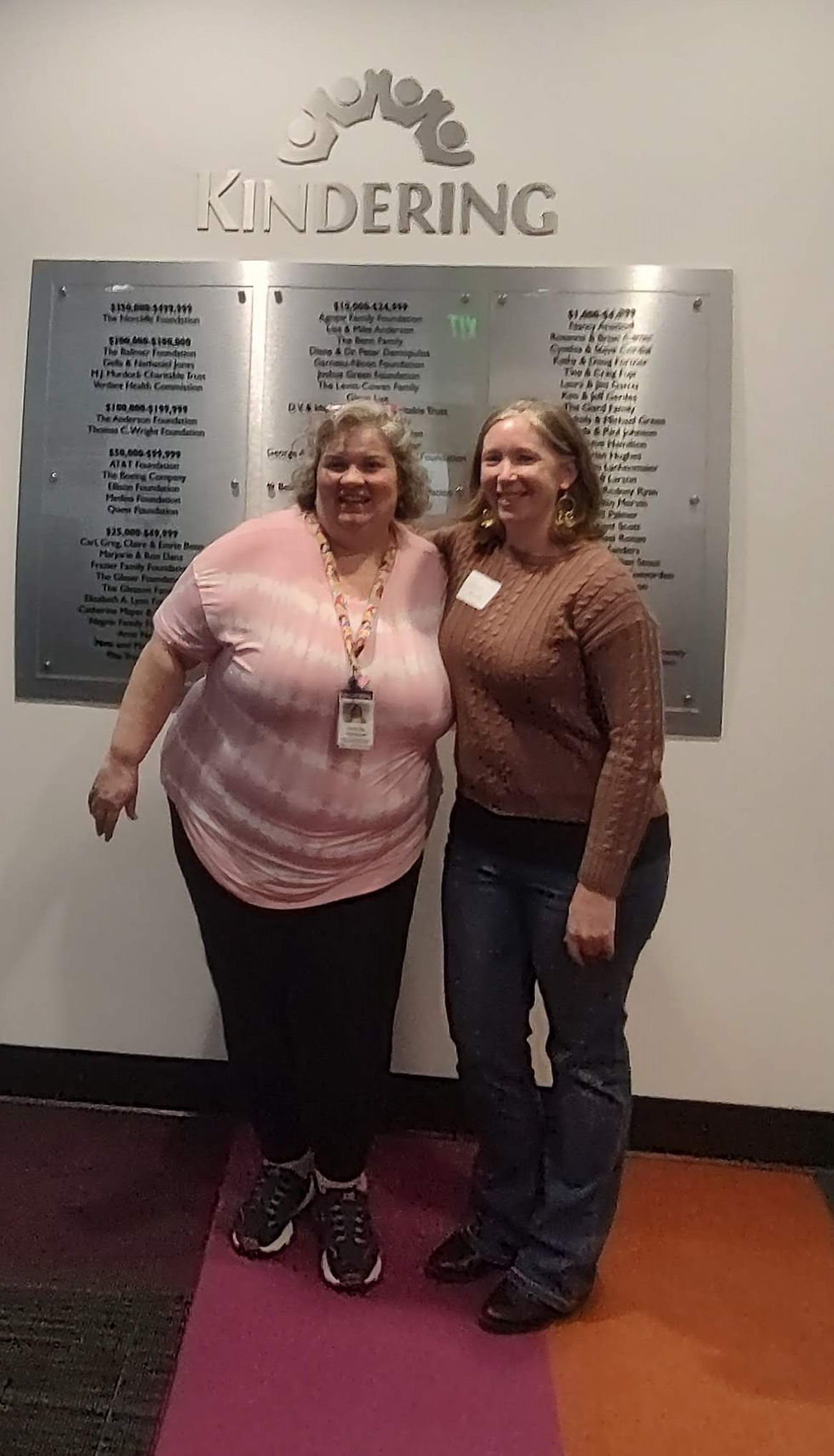 MUI Director Celeste Marion with Marcee Miriam, Autism Navigator of Kindering