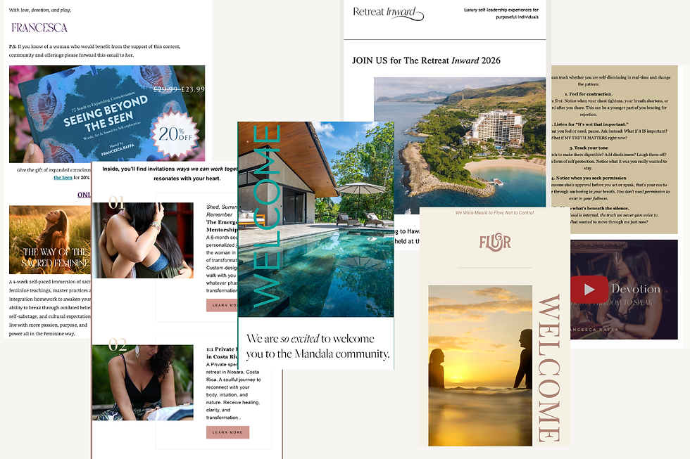 Retreat Marketing Email Campaigns