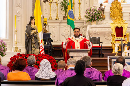 25/11 | 09h00 Santa Missa – Jubileu das Irmandades - com Pe. Frei Emerson Martielo