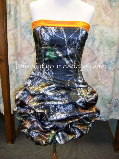 Bobbi Camo Pick Up Bubble Skirt Short 