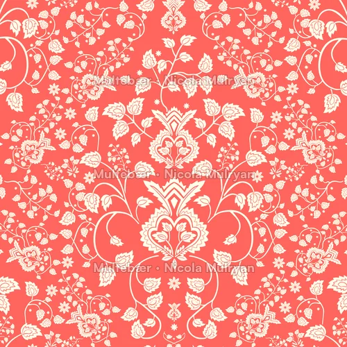 Norwegian Heritage - Nordri 314 – mønsterdesign av Nicola Mulryan, Multebær