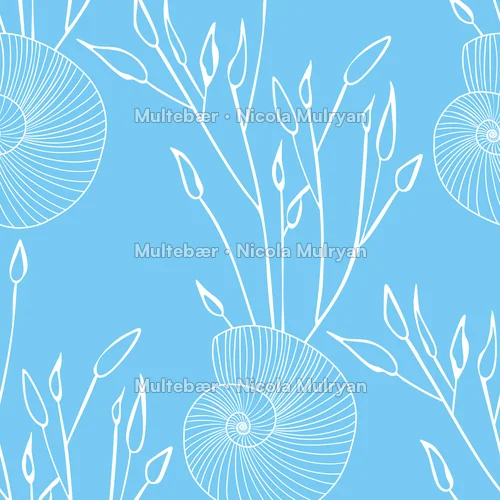 Ocean Garden - Collection – mønsterdesign av Nicola Mulryan, Multebær