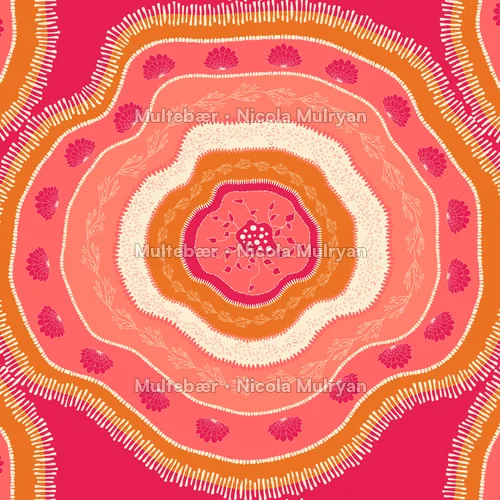 Ocean Rose – mønsterdesign av Nicola Mulryan, Multebær