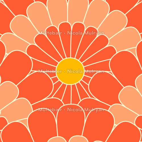 Daisy Daisy – mønsterdesign av Nicola Mulryan, Multebær