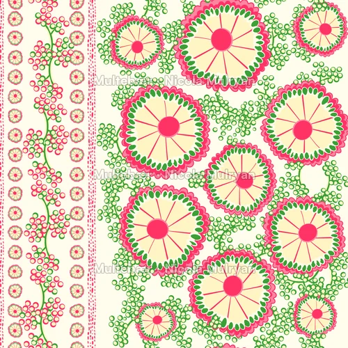 Vintage KeepSake – mønsterdesign av Nicola Mulryan, Multebær