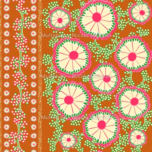 Vintage KeepSake – mønsterdesign av Nicola Mulryan, Multebær