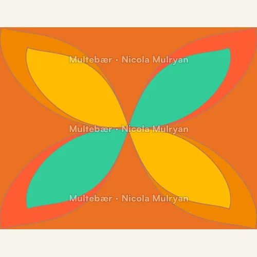 Daisy – mønsterdesign av Nicola Mulryan, Multebær