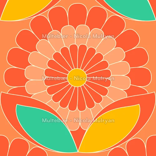 Daisy Daisy – mønsterdesign av Nicola Mulryan, Multebær