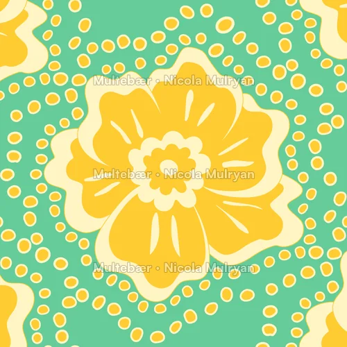 The Garden – mønsterdesign av Nicola Mulryan, Multebær