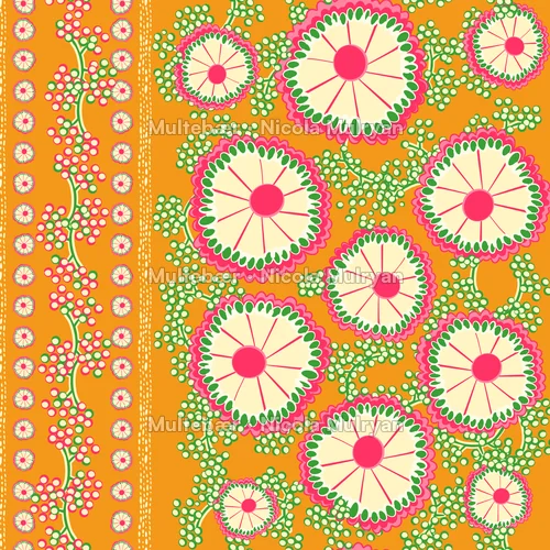 Vintage KeepSake – mønsterdesign av Nicola Mulryan, Multebær