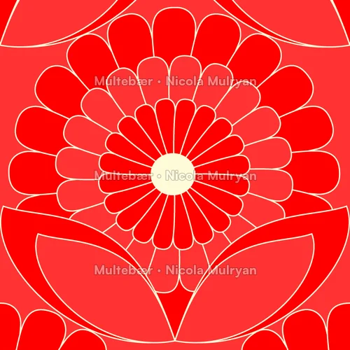 Daisy Daisy – mønsterdesign av Nicola Mulryan, Multebær