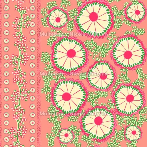 Vintage KeepSake – mønsterdesign av Nicola Mulryan, Multebær