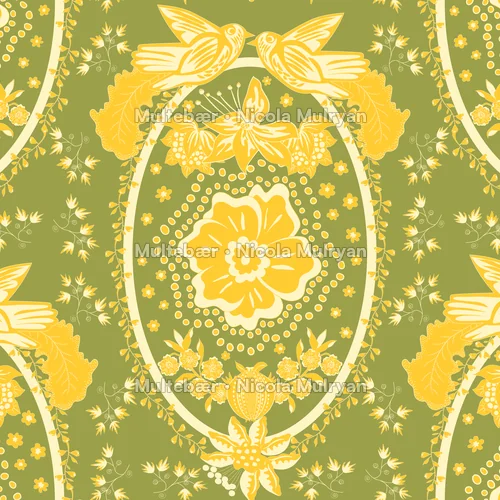 The Garden Collection – mønsterdesign av Nicola Mulryan, Multebær