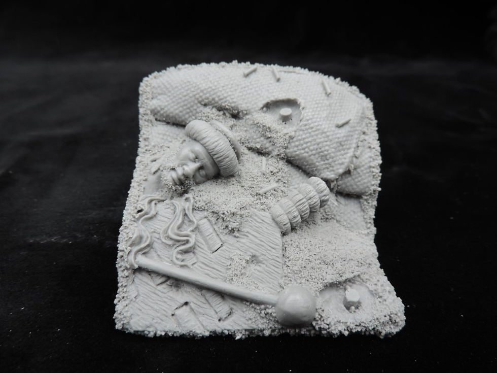 Thumbnail: W9 British Empire Lieutenant Chard 150mm Unpainted