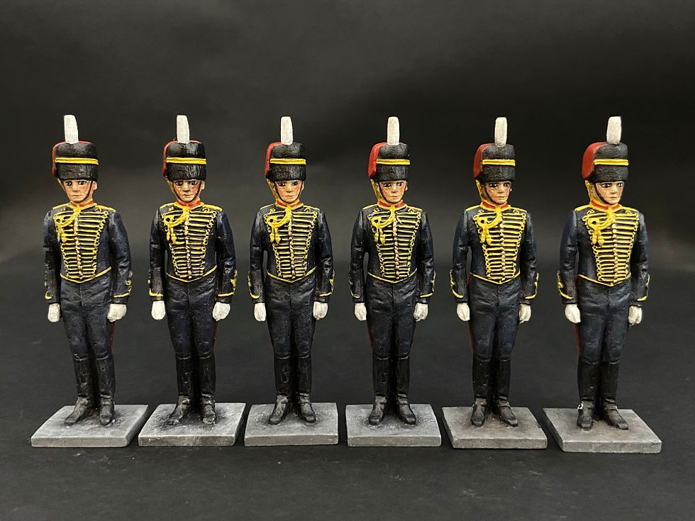LMS77 54mm Royal Horse Artillery Gunner Standing 6 Piece