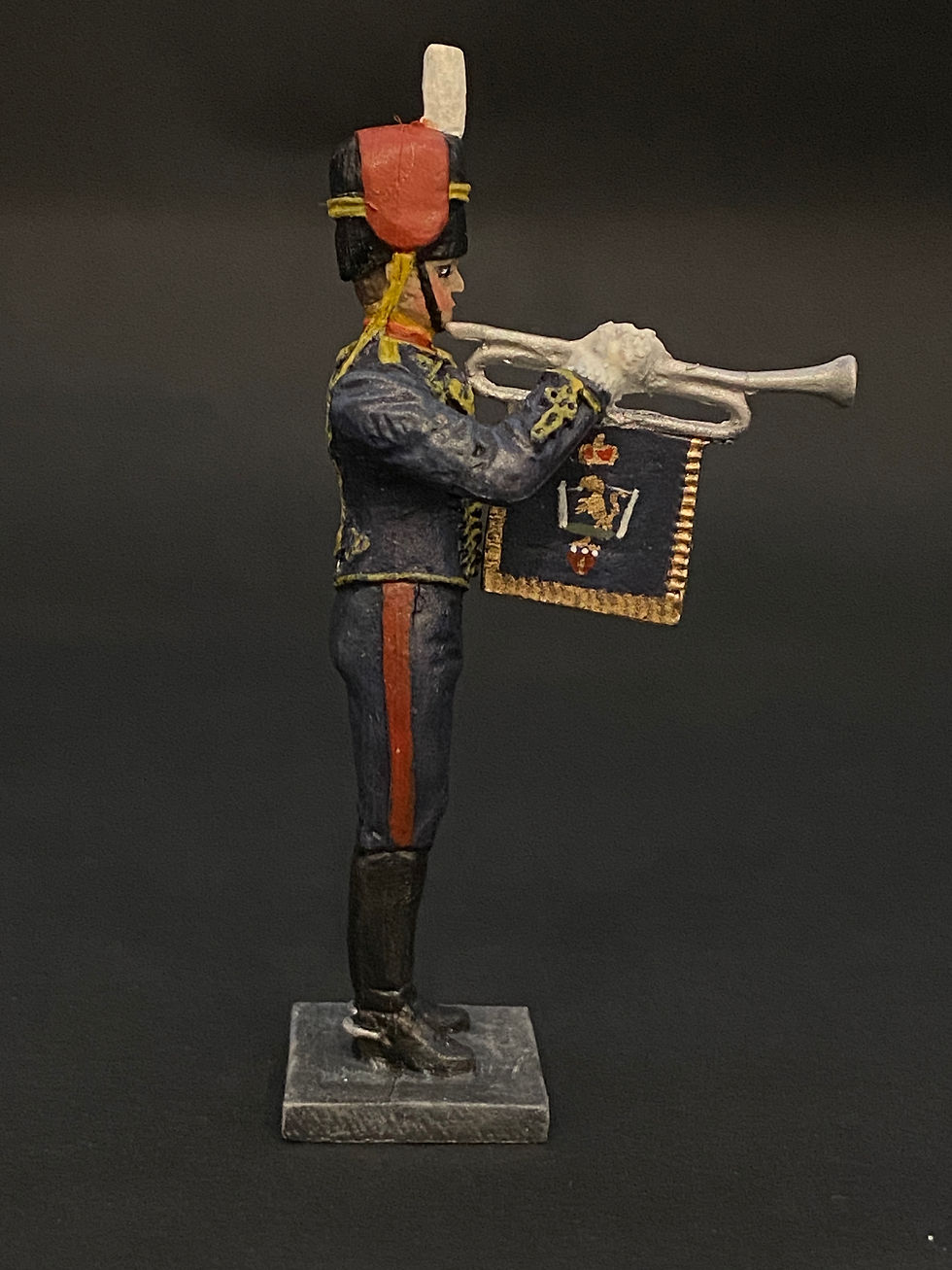 Thumbnail: LMS65 54mm Royal Horse Artillery Fanfare Trumpeter Standing